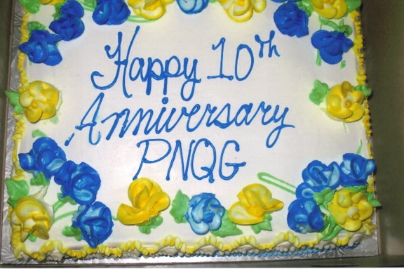 June 2011 10th Anniversary Cake